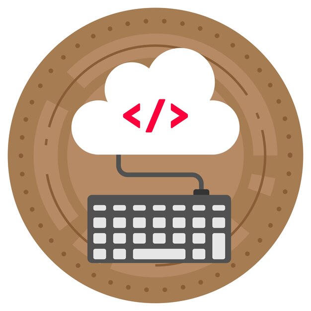 Infrastructure Developer Concept oprogramowanie jako usługa Vector Design Cloud Processing Computing