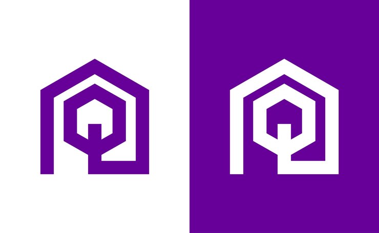 inicjały logo budynku budowlanego