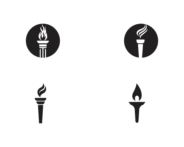 Initial T for Torch logo i inspiracja do projektowania symboli