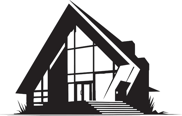 Plik wektorowy innowacyjny symbol mieszkania idea nieruchomości wektor ikony mieszkania miejskiego emblem nowoczesny projekt nieruchomości v