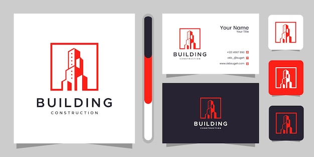Inspiracja Do Projektowania Logo Budowy Budynku I Wizytówki.