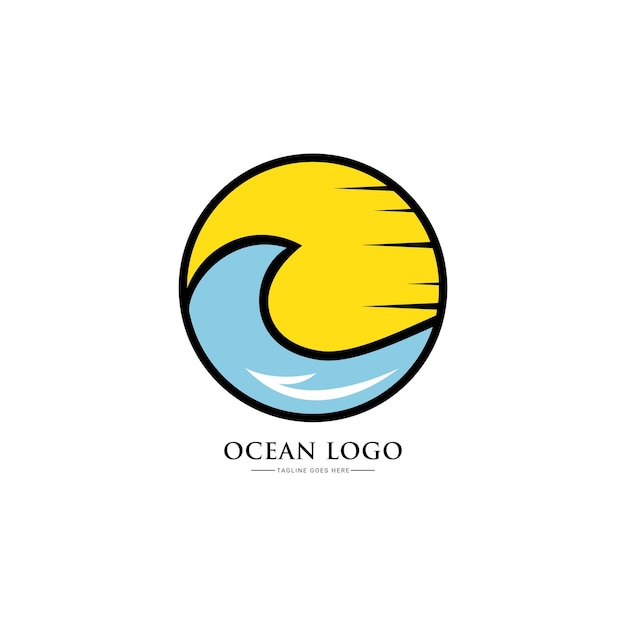 Inspiracja Do Projektowania Logo Fal Oceanicznych