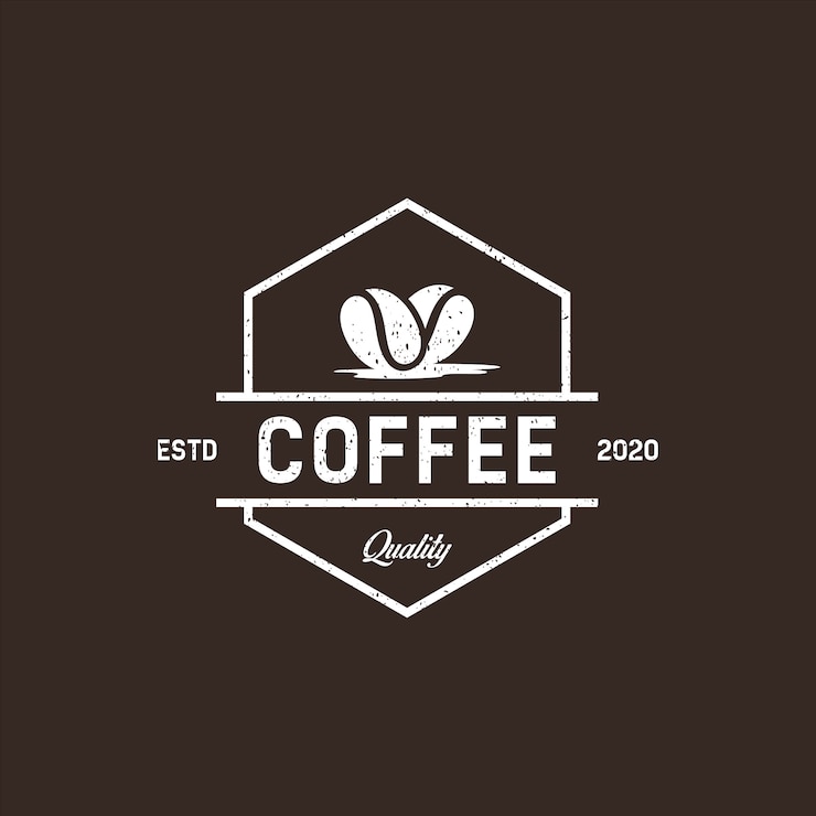 Inspiracja do projektowania logo Retro Vintage Coffee
