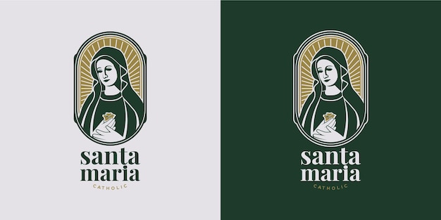 Inspiracją Do Projektowania Nowoczesnego Logo Santa Maria Katolickiego Cristiani