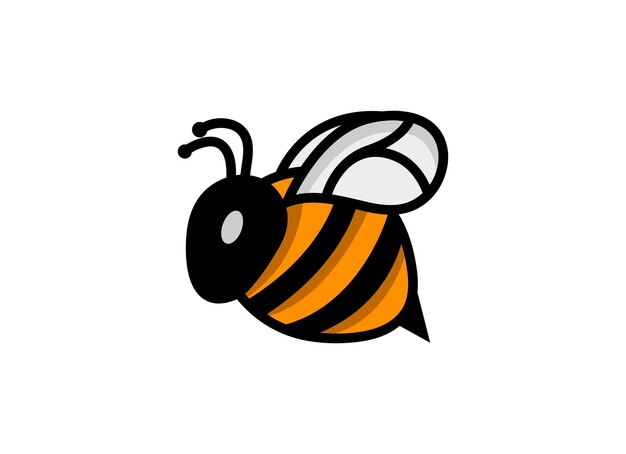 Inspiracja do projektowania wektorów logo grzebienia pszczół i miodu