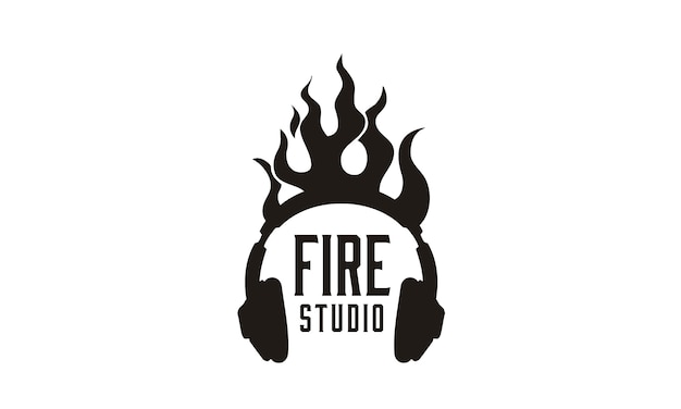 Inspiracja Projektu Logo Flame Headphone