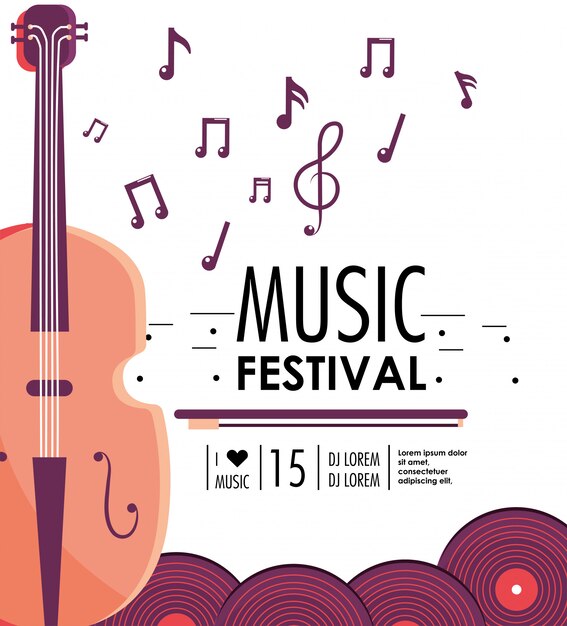 Instrument skrzypcowy na festiwal muzyczny