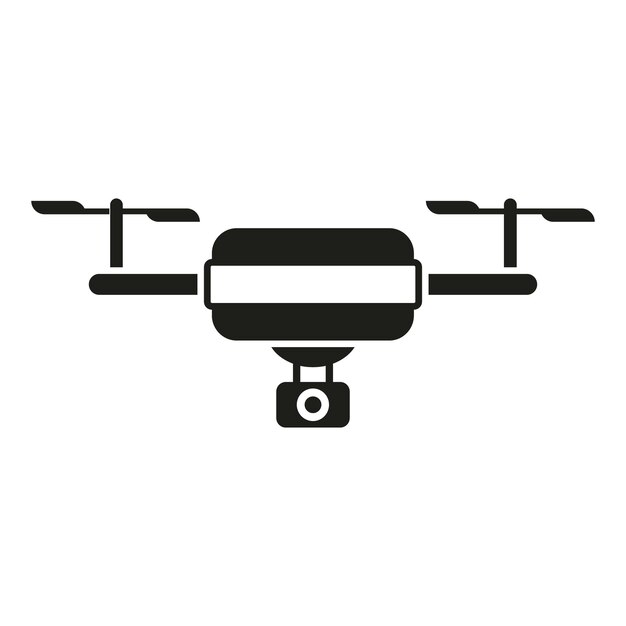 Plik wektorowy inteligentna cyfrowa ikona drona prosty wektor ziemia zabawka wideo mobilny inteligentny