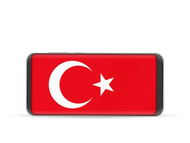 Inteligentny Telefon Flaga Turcji