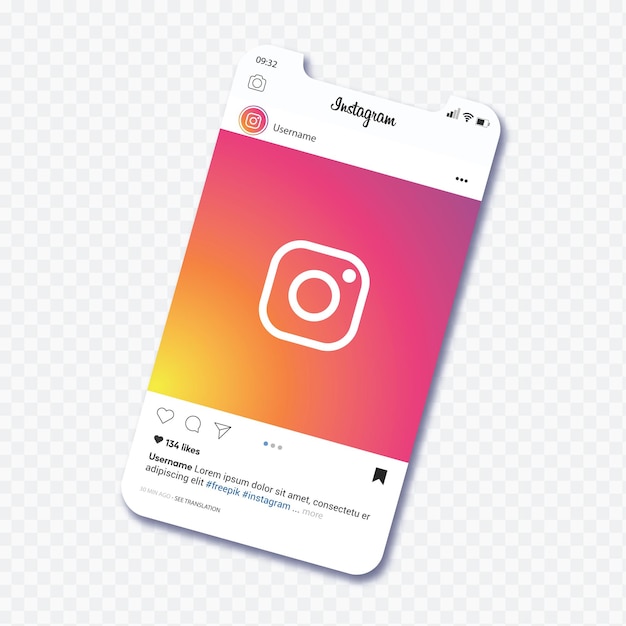 Interfejs aplikacji Instagram na smartfonie