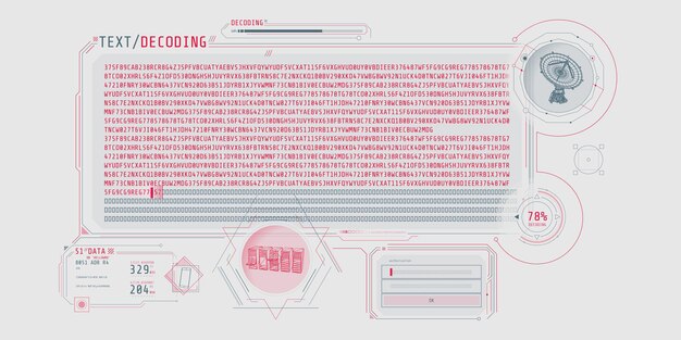 Interfejs przetwarzania danych radioteleskopu z dekodowaniem tekstu