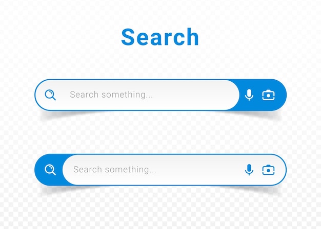 Internet search bar wyszukiwarka dla ux ui aplikacji mobilnej elementy przycisków wyszukiwania i paska nawigacyjna