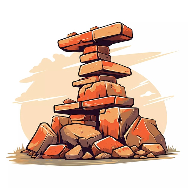 Inukshuk w Kanadzie.