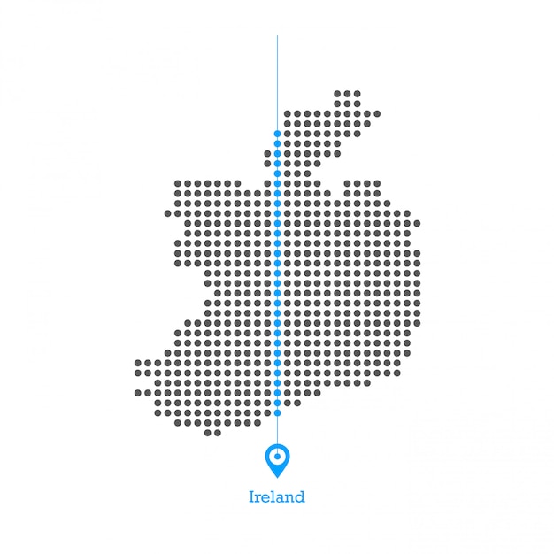 Irlandia Zapałał Grafiką Wektorową