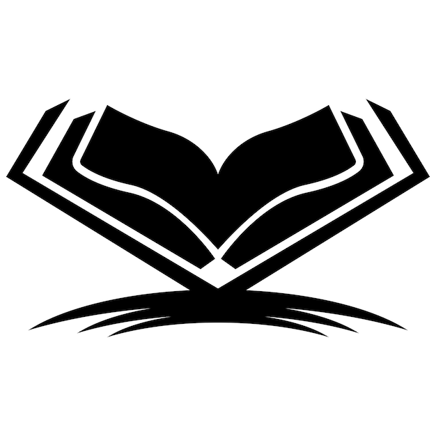 Plik wektorowy islamska książka ikona logo symbolilustracja szablon projektu