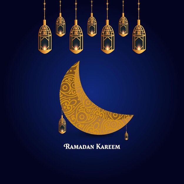Islamska Ramadan Kareem Tło Ilustracja