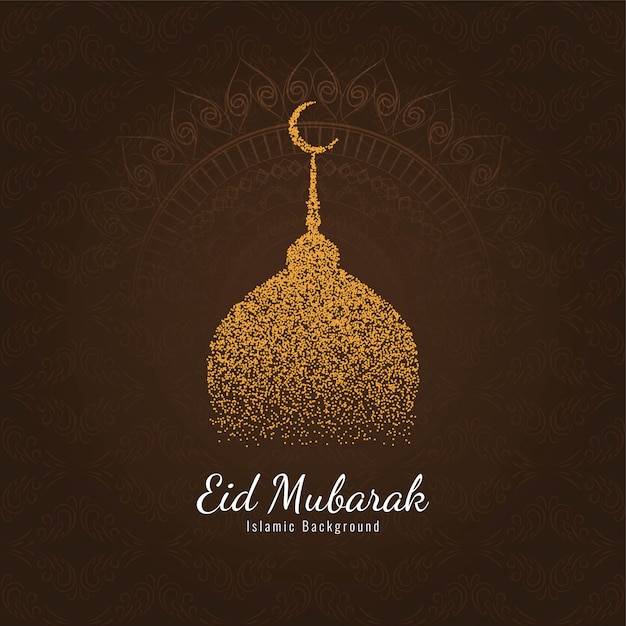 Islamski Festiwal Eid Mubarak Religijny Brąz