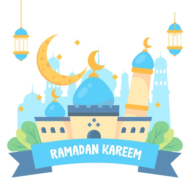 Islamski Meczet Ramadan Kareem