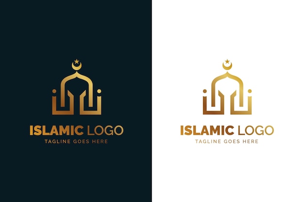 Islamskie Logo W Dwóch Kolorach