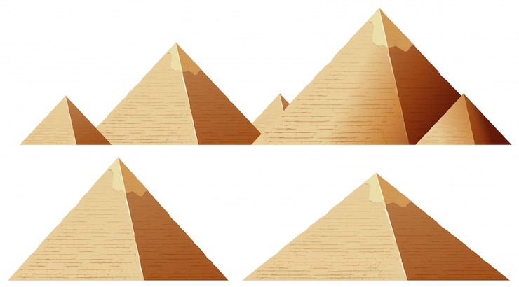 Wektor isolate pyramid