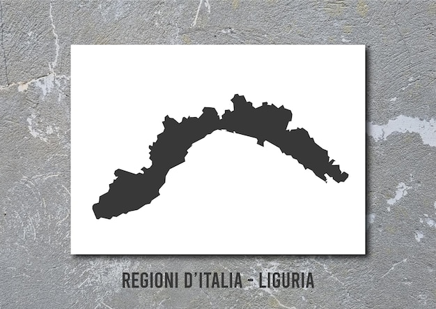 italia regioni liguria mappa