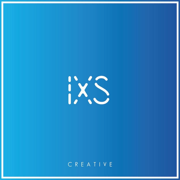 Plik wektorowy ixs premium vector latter logo design creative logo wektor ilustracja logo kreatywny monogram