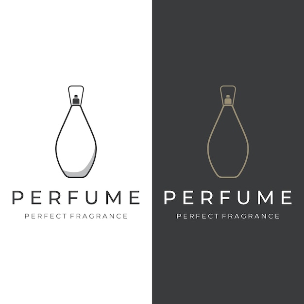 Izolowane Luksusowe Perfumy Perfumy Kosmetyczne Kreatywne Projekt Logo Może Być Używany W Sklepie Kosmetycznym I Perfumeryjnym Firmy Biznesowej