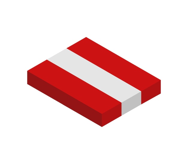 Izometryczne flaga austrii