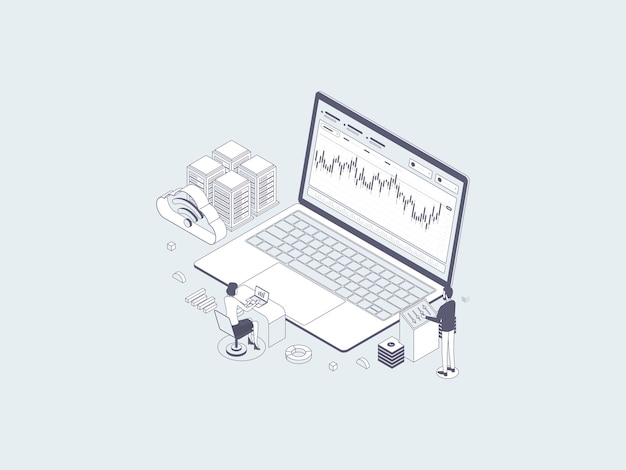 Izometryczne Ilustracja Waluty Obcej Linear Grey. Nadaje Się Do Aplikacji Mobilnych, Stron Internetowych, Banerów, Diagramów, Infografik I Innych Zasobów Graficznych.