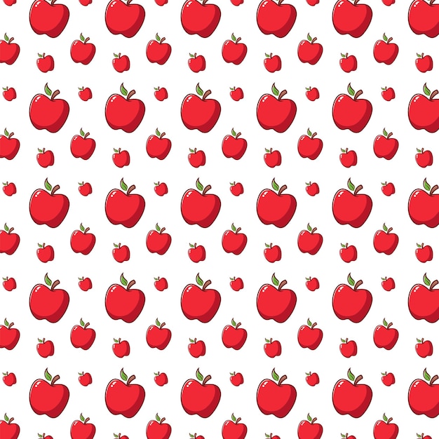 Jabłko wektor wzór ilustracji
