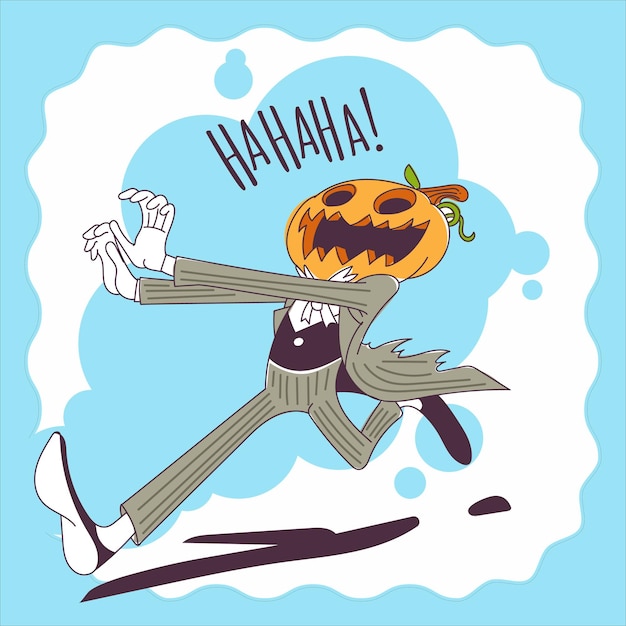 Jack O Latarnia Halloween Ilustracji Wektorowych