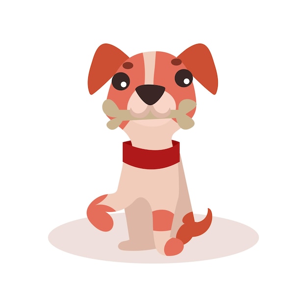Jack Russell Terrier Charakter, ładny Zabawny Pies Wektor Ilustracja Na Białym Tle