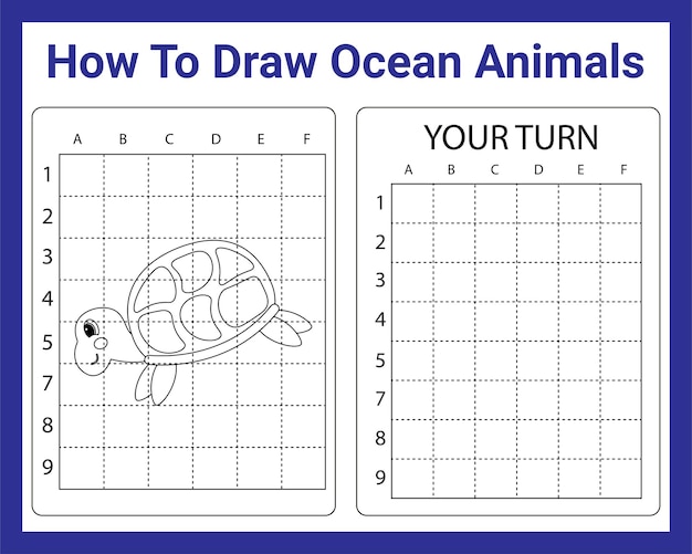 Jak Narysować Zwierzęta Oceaniczne Dla Dzieci
