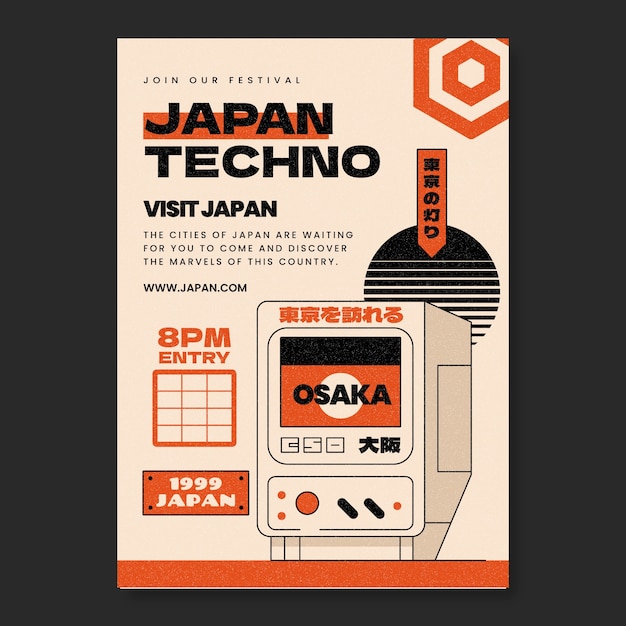 Japan techno festival: odwiedź Osakę, 1999