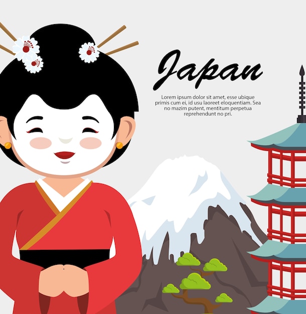 Japońska Kultura Piękna Gejsza