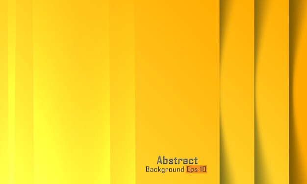 Plik wektorowy jasne żółte gradientowe nowoczesne abstrakcyjne tło z dynamicznym cięciem i cieniowaniem