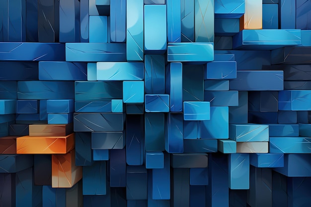 Plik wektorowy jasno niebieskie błyszczące kwadraty abstrakcyjne tło technologiczne projektowanie wektorowe geometryczne