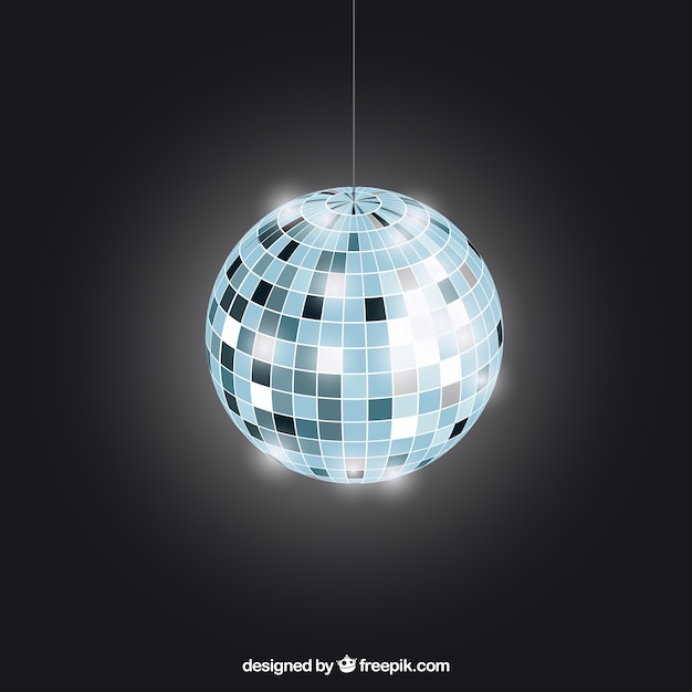 Plik wektorowy jasny disco ball