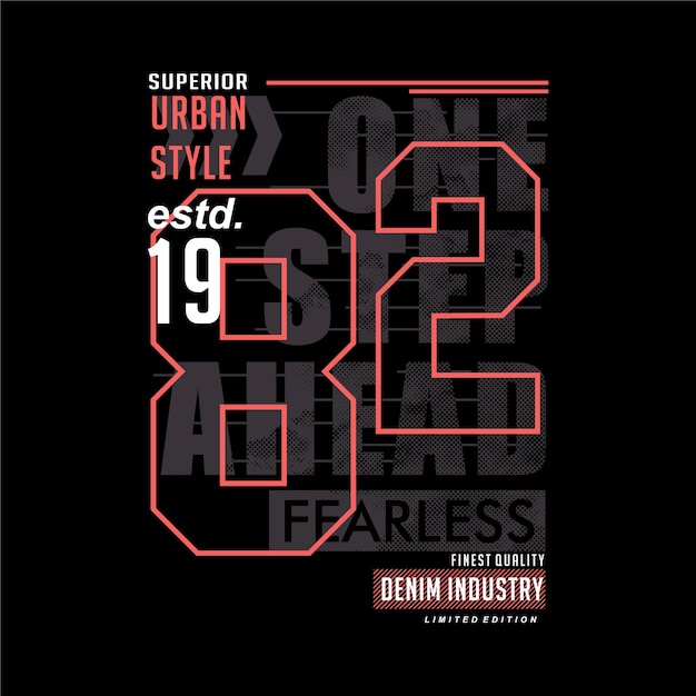 jeden krok do przodu graficzne typografia projekt koszulki slogan w stylu casual fototapety