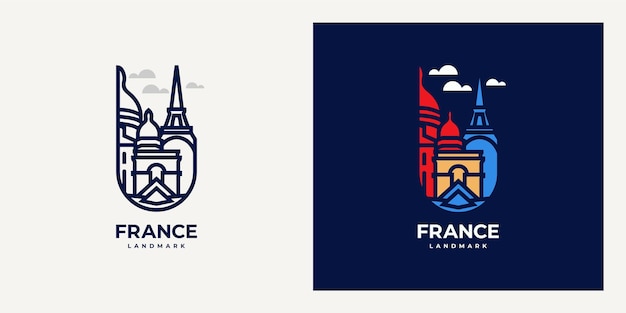 Jednokolorowa I Kolorowa Plakietka Z Logo Francji?