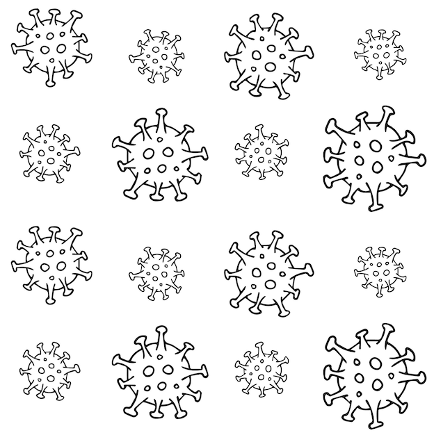 Jednolity Wzór Komórki Bakterii Koronawirusa