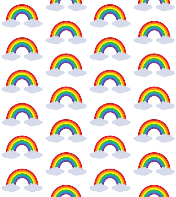Jednolity wzór tęczy lgbt