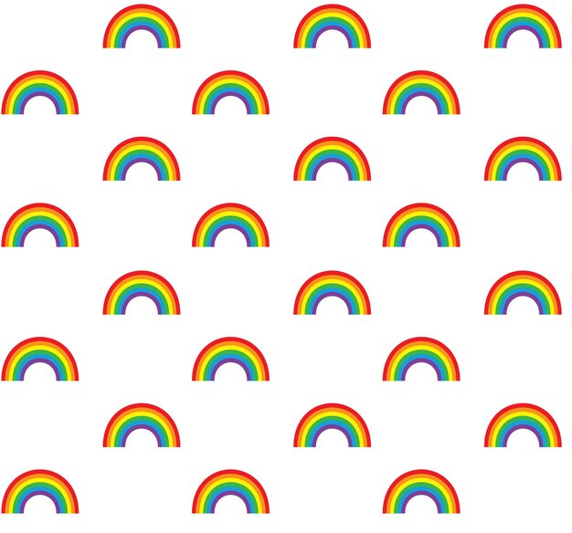Jednolity wzór tęczy lgbtqi