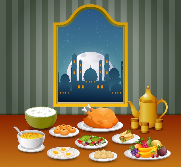 jedzenie z innym wariantem na noc ied mubarak