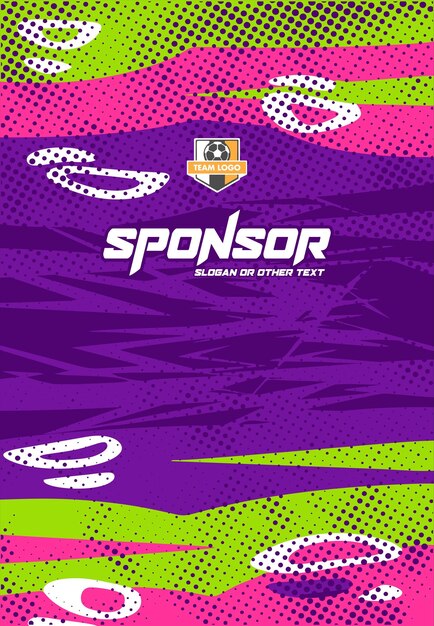 Jersey sport pattern design ready to print for sublimation