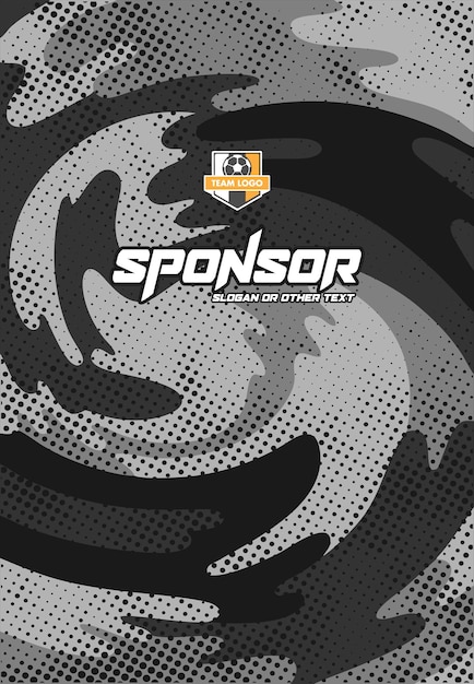 Jersey sport pattern design ready to print for sublimation