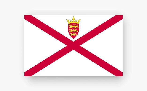 Plik wektorowy jersey szczegółowa flaga na białym tle ilustracji wektorowych