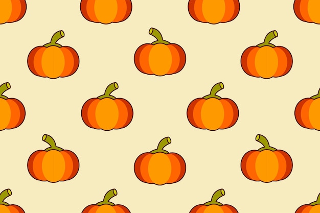 Jesienny wzór dyni ilustracja wektorowa