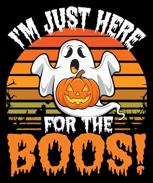 Jestem tu tylko dla Boos Svg Design