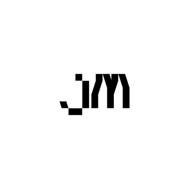 JM monogram logo projekt list tekst nazwa symbol monochromatyczne logotyp alfabet znak proste logo